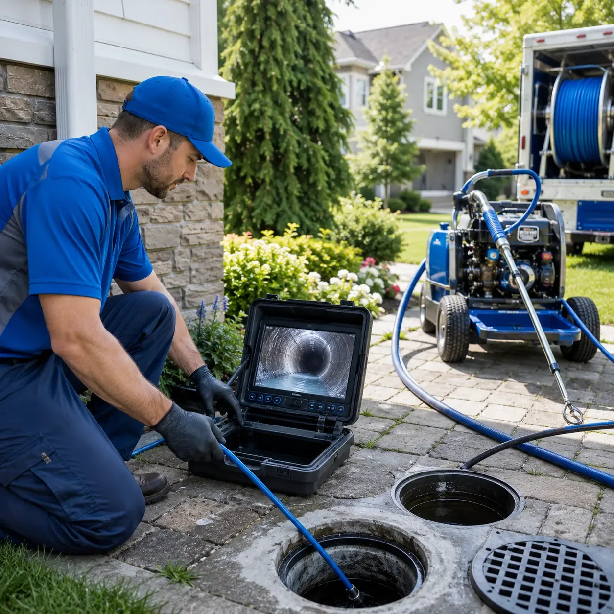 Outdoor drain cleaning professionals serving Blencoe, IA