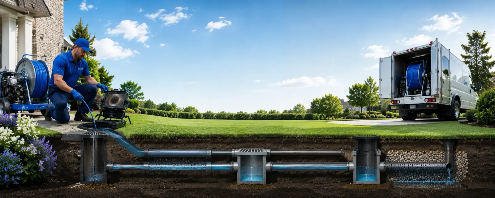 Outdoor drain cleaning information for Blencoe, IA